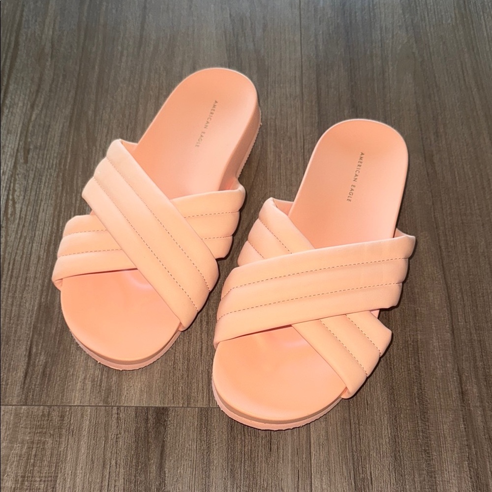 Women's Peach Slide Sandals
